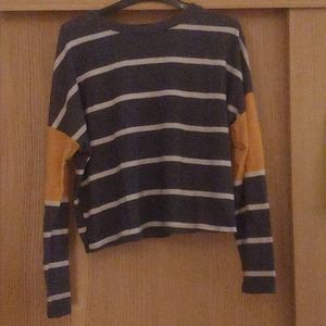 Striped Tri-Color Sweater